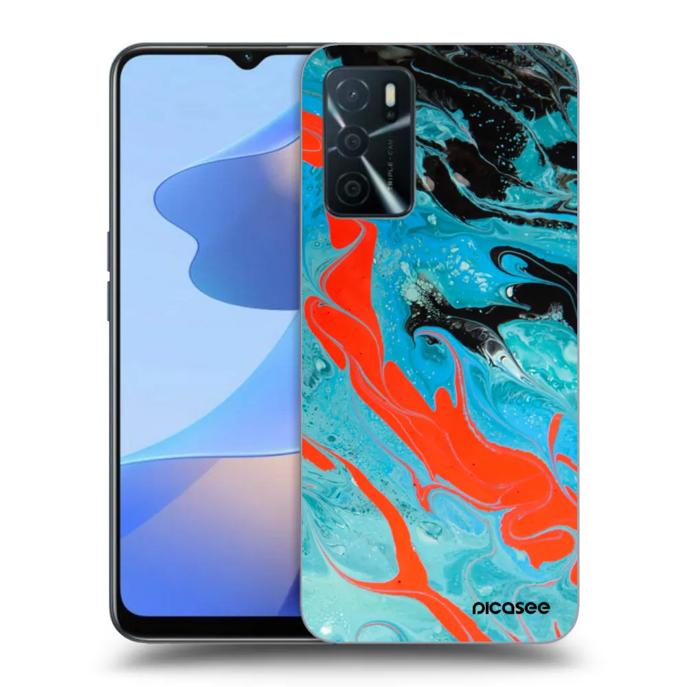 Picasee ULTIMATE CASE für OPPO A16s - Blue Magma