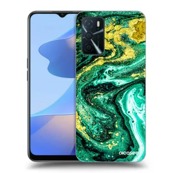 Hülle für OPPO A16s - Green Gold