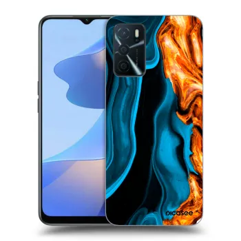 Hülle für OPPO A16s - Gold blue