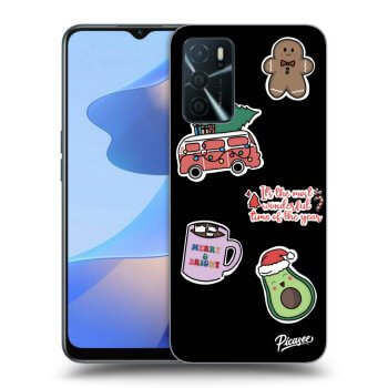 Hülle für OPPO A16s - Christmas Stickers