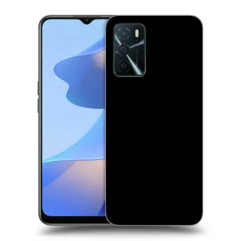 Picasee OPPO A16s Hülle - Schwarzes Silikon - Picasee - new logo - black