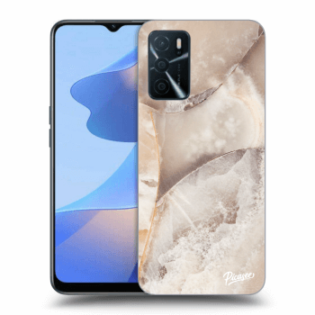 Hülle für OPPO A16s - Cream marble