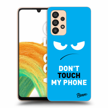 Hülle für Samsung Galaxy A33 5G A336 - Angry Eyes - Blue