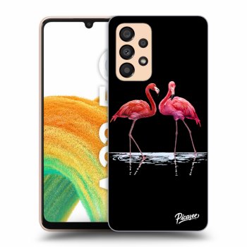 Picasee ULTIMATE CASE für Samsung Galaxy A33 5G A336 - Flamingos couple