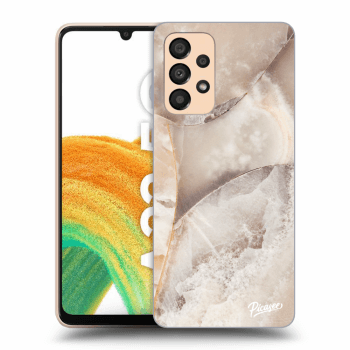 Hülle für Samsung Galaxy A33 5G A336 - Cream marble