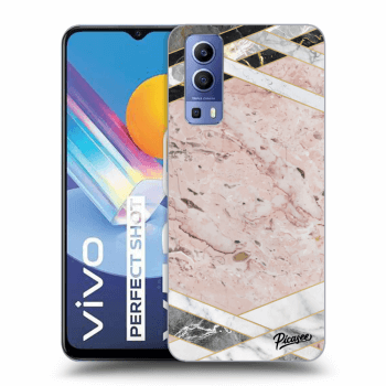 Hülle für Vivo Y52 5G - Pink geometry