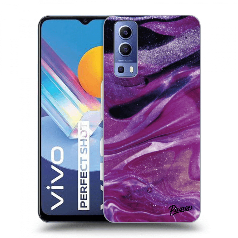 Picasee ULTIMATE CASE für Vivo Y52 5G - Purple glitter