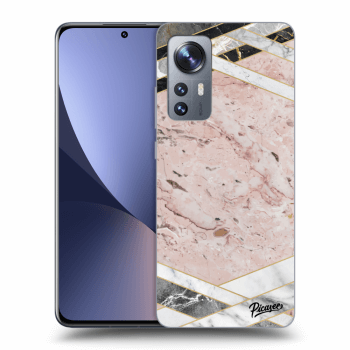 Hülle für Xiaomi 12X - Pink geometry