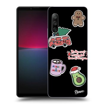 Hülle für Sony Xperia 10 IV 5G - Christmas Stickers