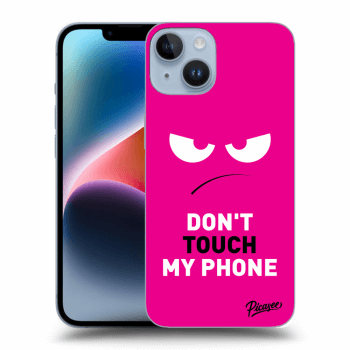Hülle für Apple iPhone 14 - Angry Eyes - Pink