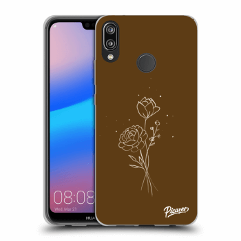 Picasee ULTIMATE CASE für Huawei P20 Lite - Brown flowers