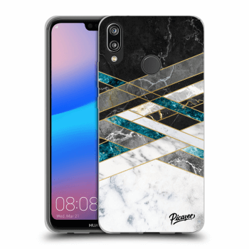 Picasee ULTIMATE CASE für Huawei P20 Lite - Black & White geometry