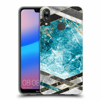 Picasee ULTIMATE CASE für Huawei P20 Lite - Blue geometry