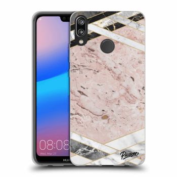 Hülle für Huawei P20 Lite - Pink geometry