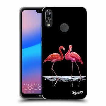 Hülle für Huawei P20 Lite - Flamingos couple