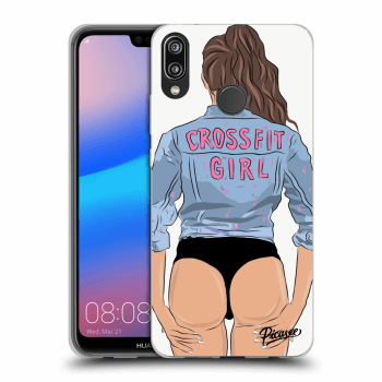 Picasee Huawei P20 Lite Hülle - Transparentes Silikon - Crossfit girl - nickynellow