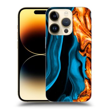 Hülle für Apple iPhone 14 Pro - Gold blue