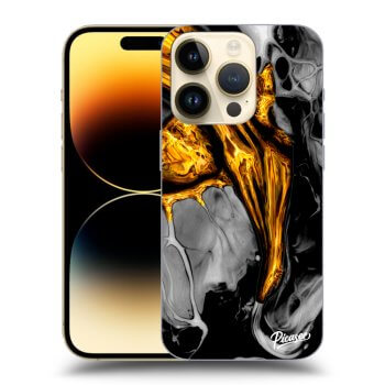 Picasee ULTIMATE CASE für Apple iPhone 14 Pro - Black Gold
