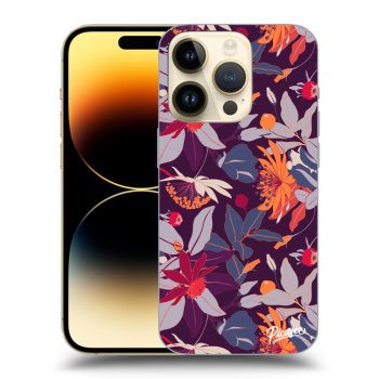 Hülle für Apple iPhone 14 Pro - Purple Leaf