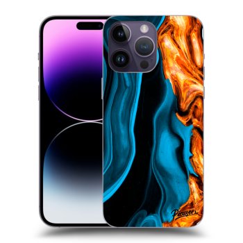 Hülle für Apple iPhone 14 Pro Max - Gold blue
