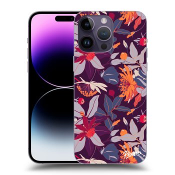 Hülle für Apple iPhone 14 Pro Max - Purple Leaf
