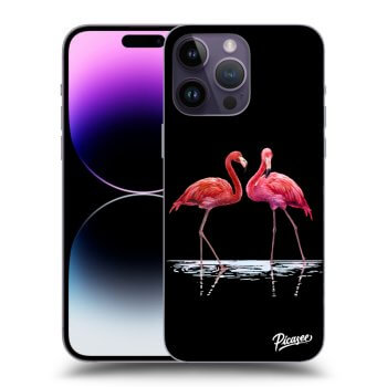 Hülle für Apple iPhone 14 Pro Max - Flamingos zu zweit