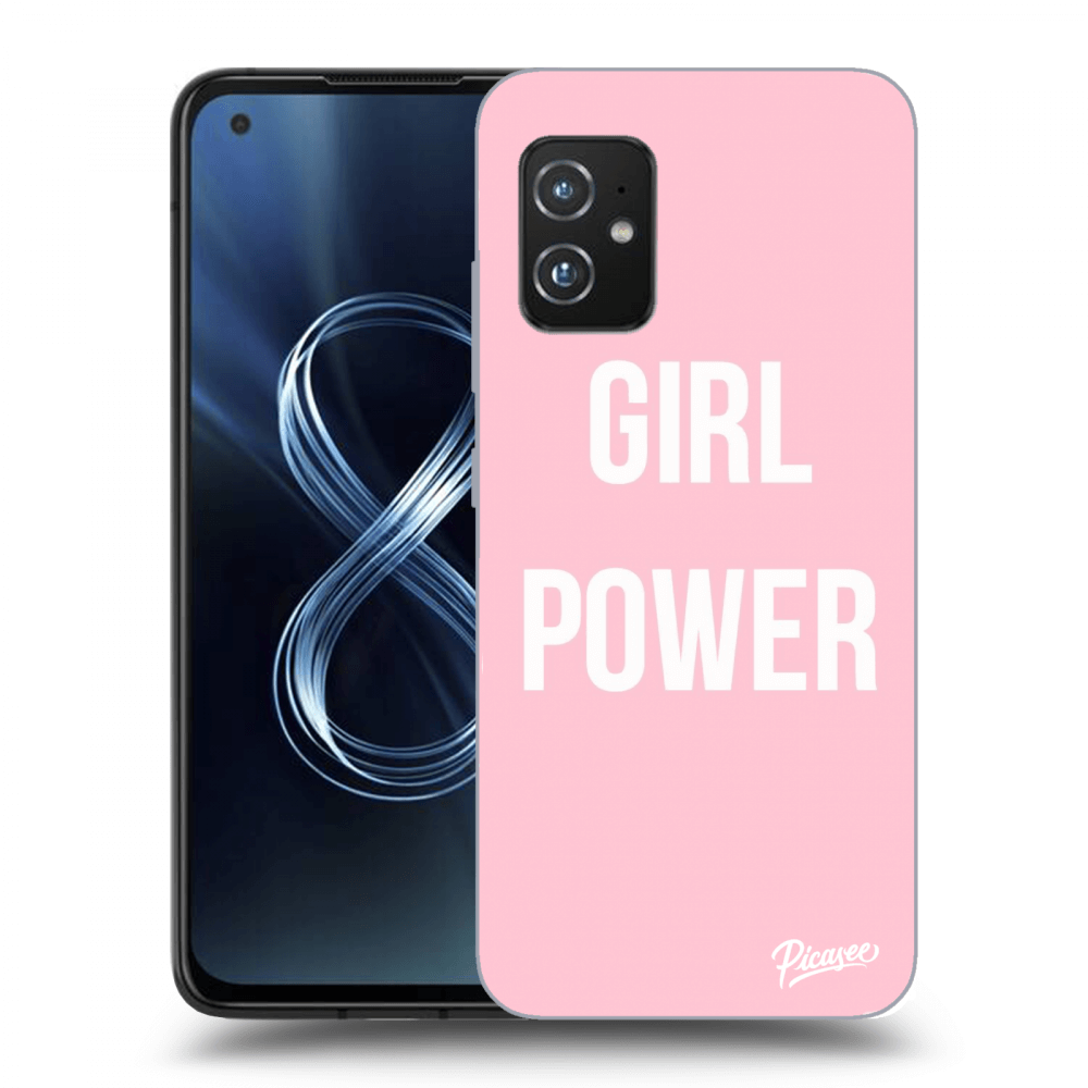 Picasee Asus Zenfone 8 ZS590KS Hülle - Transparentes Silikon - Girl power