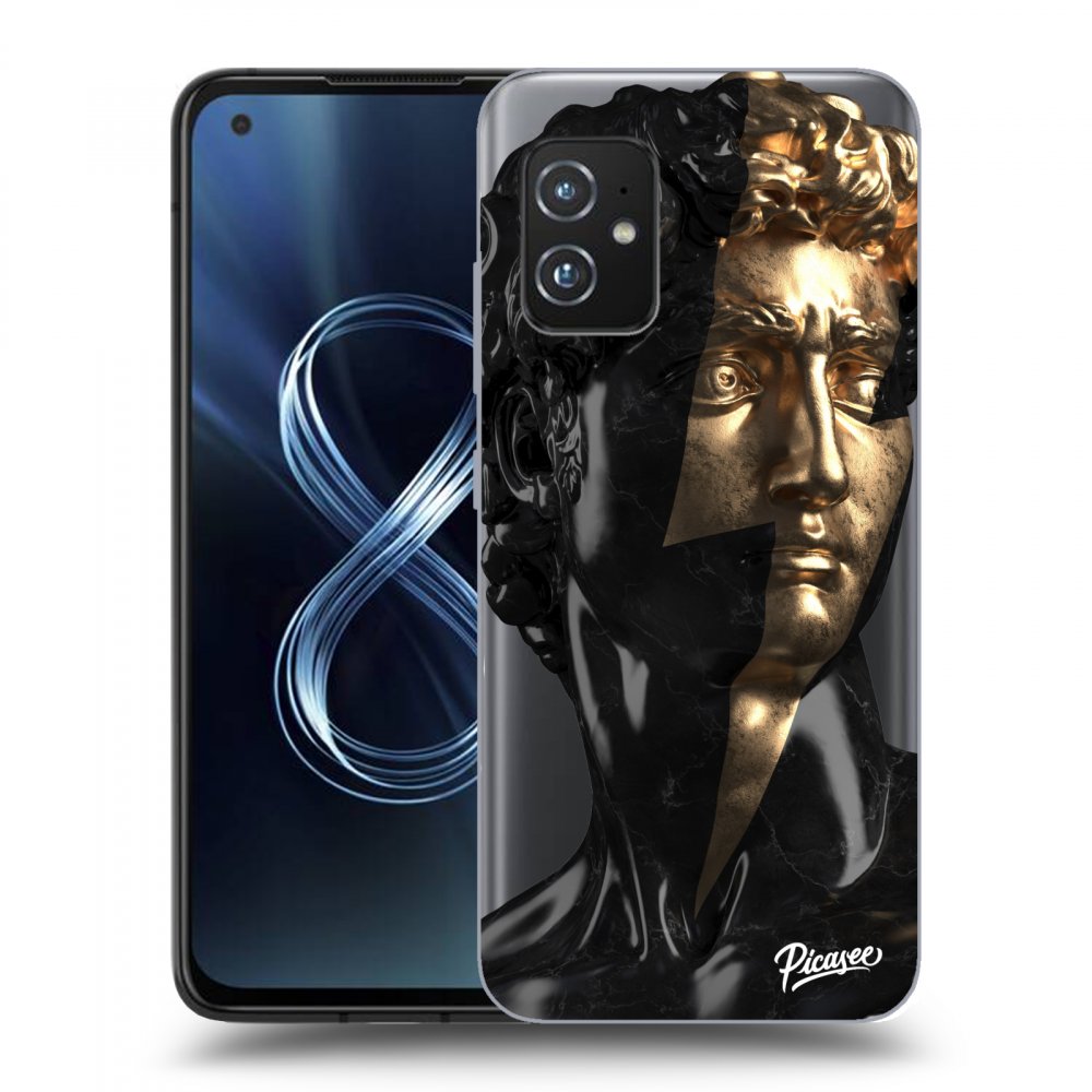 Picasee Asus Zenfone 8 ZS590KS Hülle - Transparentes Silikon - Wildfire - Black