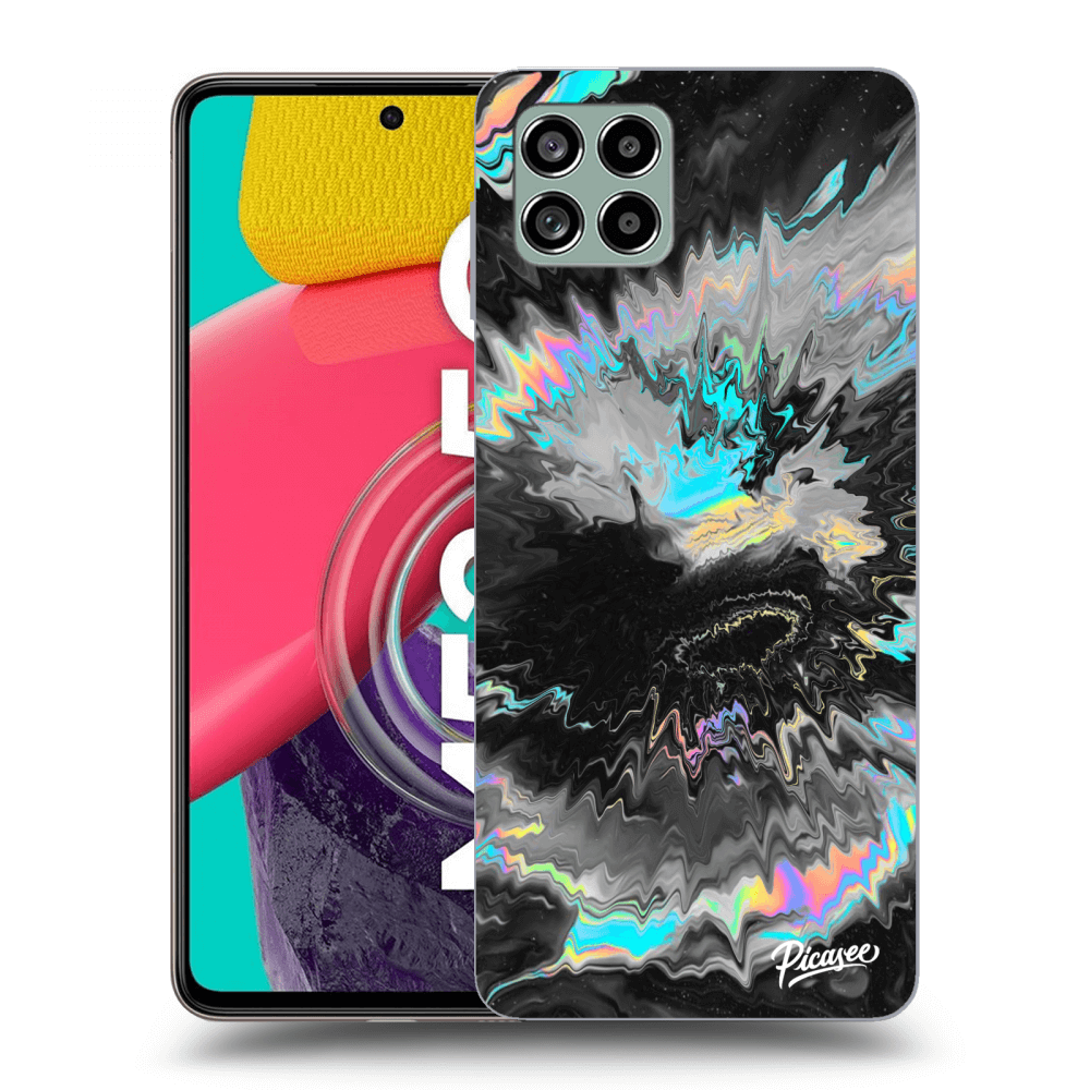Picasee Samsung Galaxy M53 5G Hülle - Transparentes Silikon - Magnetic