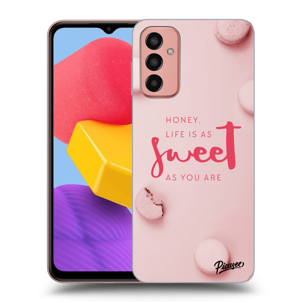 Picasee Samsung Galaxy M13 M135F Hülle - Transparentes Silikon - Life is as sweet as you are
