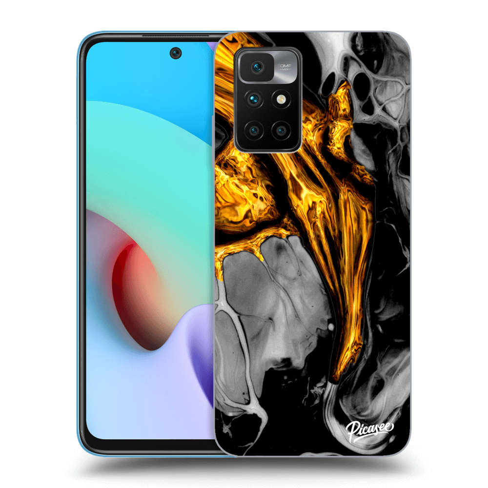 Picasee ULTIMATE CASE für Xiaomi Redmi 10 (2022) - Black Gold