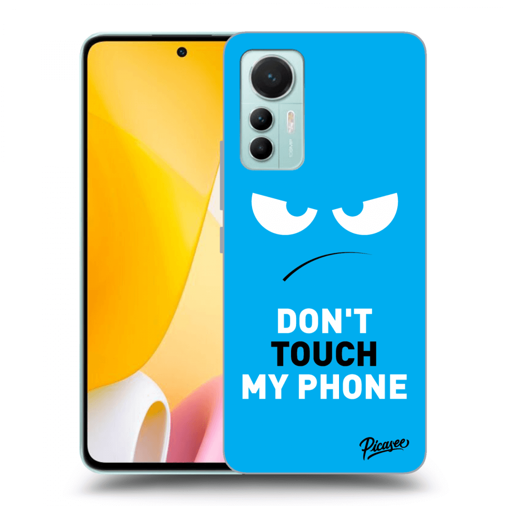 Picasee Xiaomi 12 Lite Hülle - Transparentes Silikon - Angry Eyes - Blue