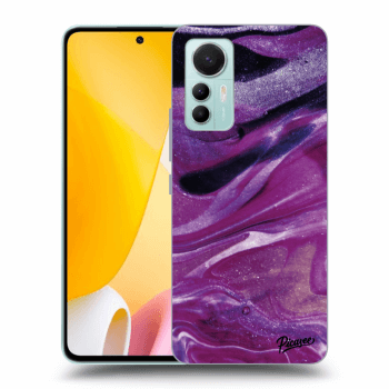 Hülle für Xiaomi 12 Lite - Purple glitter