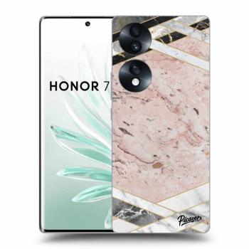 Hülle für Honor 70 - Pink geometry