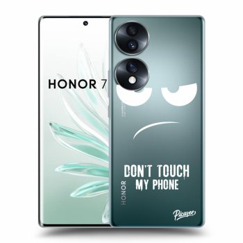 Picasee Honor 70 Hülle - Transparentes Silikon - Don't Touch My Phone