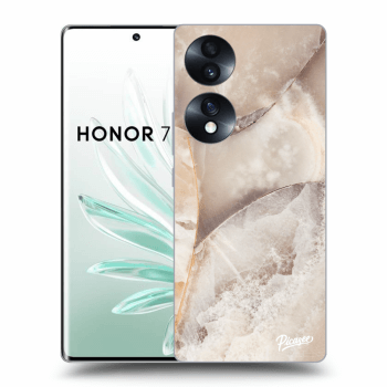 Hülle für Honor 70 - Cream marble