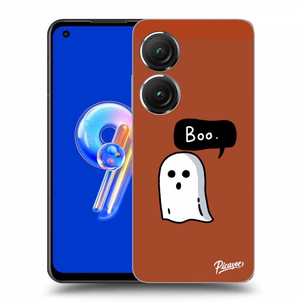 Picasee Asus Zenfone 9 Hülle - Transparentes Silikon - Boo
