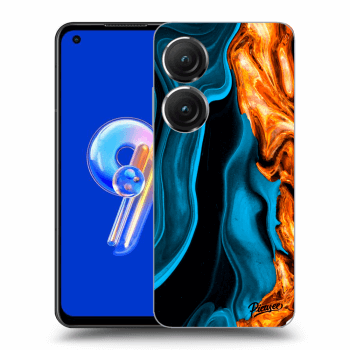 Hülle für Asus Zenfone 9 - Gold blue