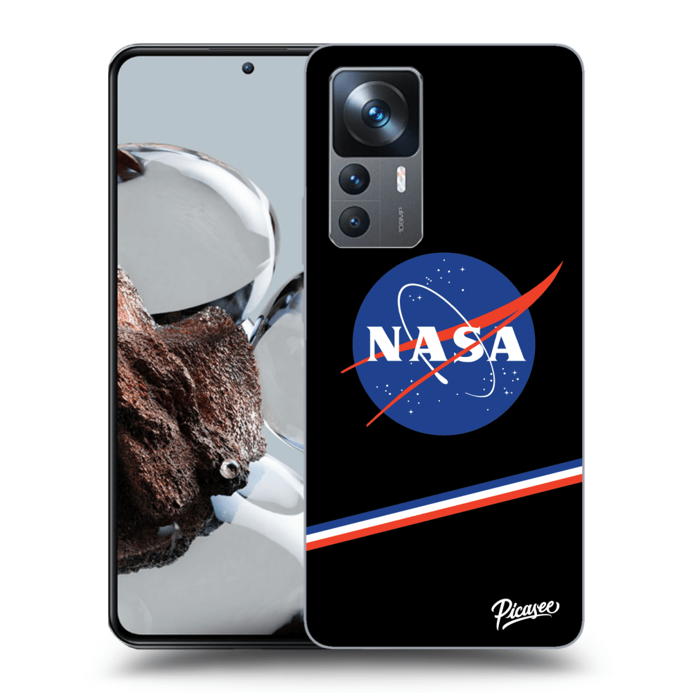 Picasee Xiaomi 12T Hülle - Schwarzes Silikon - NASA Original