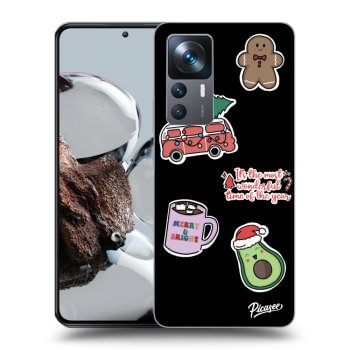 Hülle für Xiaomi 12T - Christmas Stickers