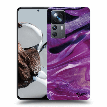Hülle für Xiaomi 12T - Purple glitter