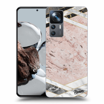 Hülle für Xiaomi 12T Pro - Pink geometry