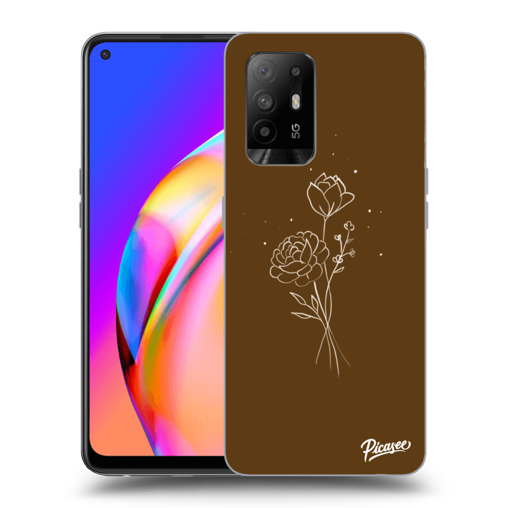 Picasee ULTIMATE CASE für OPPO A94 5G - Brown flowers