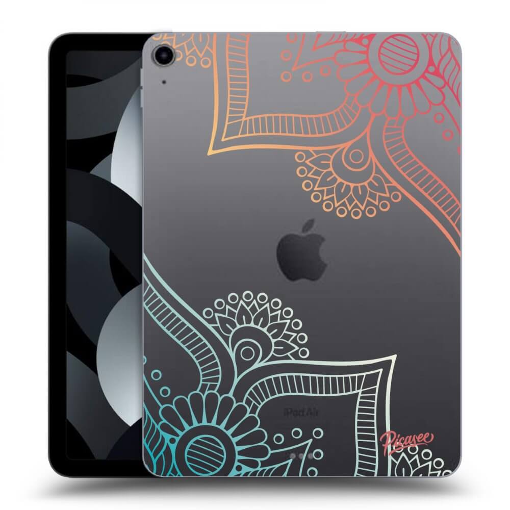 Picasee transparente Silikonhülle für Apple iPad 10,9" 2022 (10.generace) - Flowers pattern