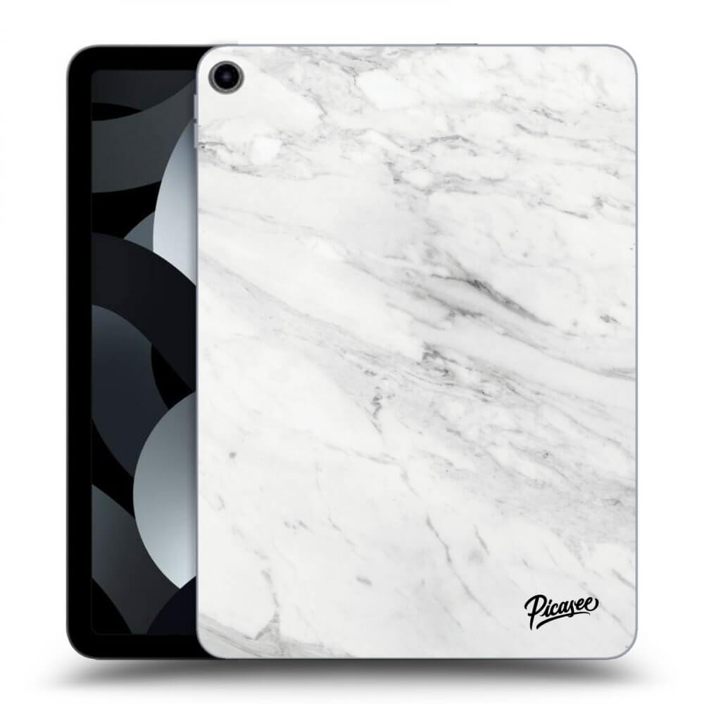 Picasee transparente Silikonhülle für Apple iPad 10,9" 2022 (10.generace) - White marble