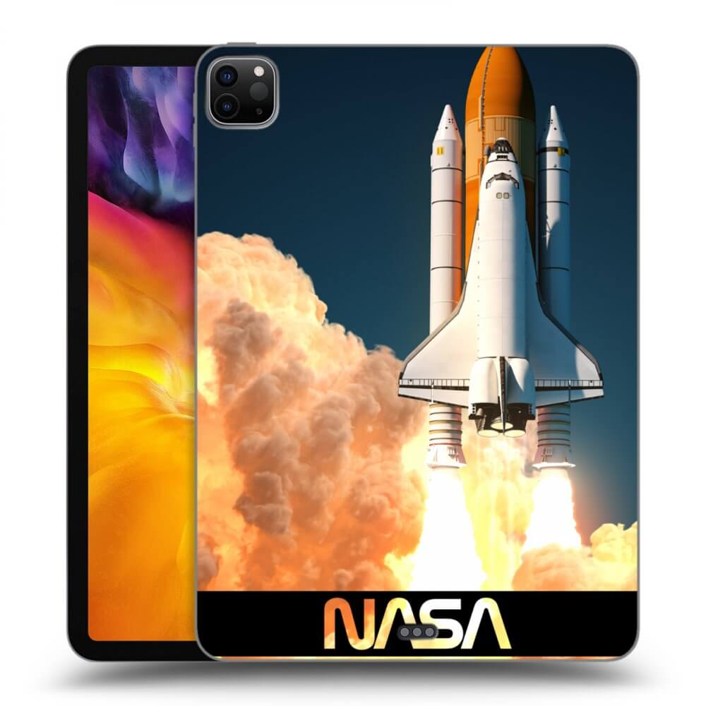 Picasee Schwarze Silikonhülle für Apple iPad Pro 11" 2022 M2 (4.generace) - Space Shuttle