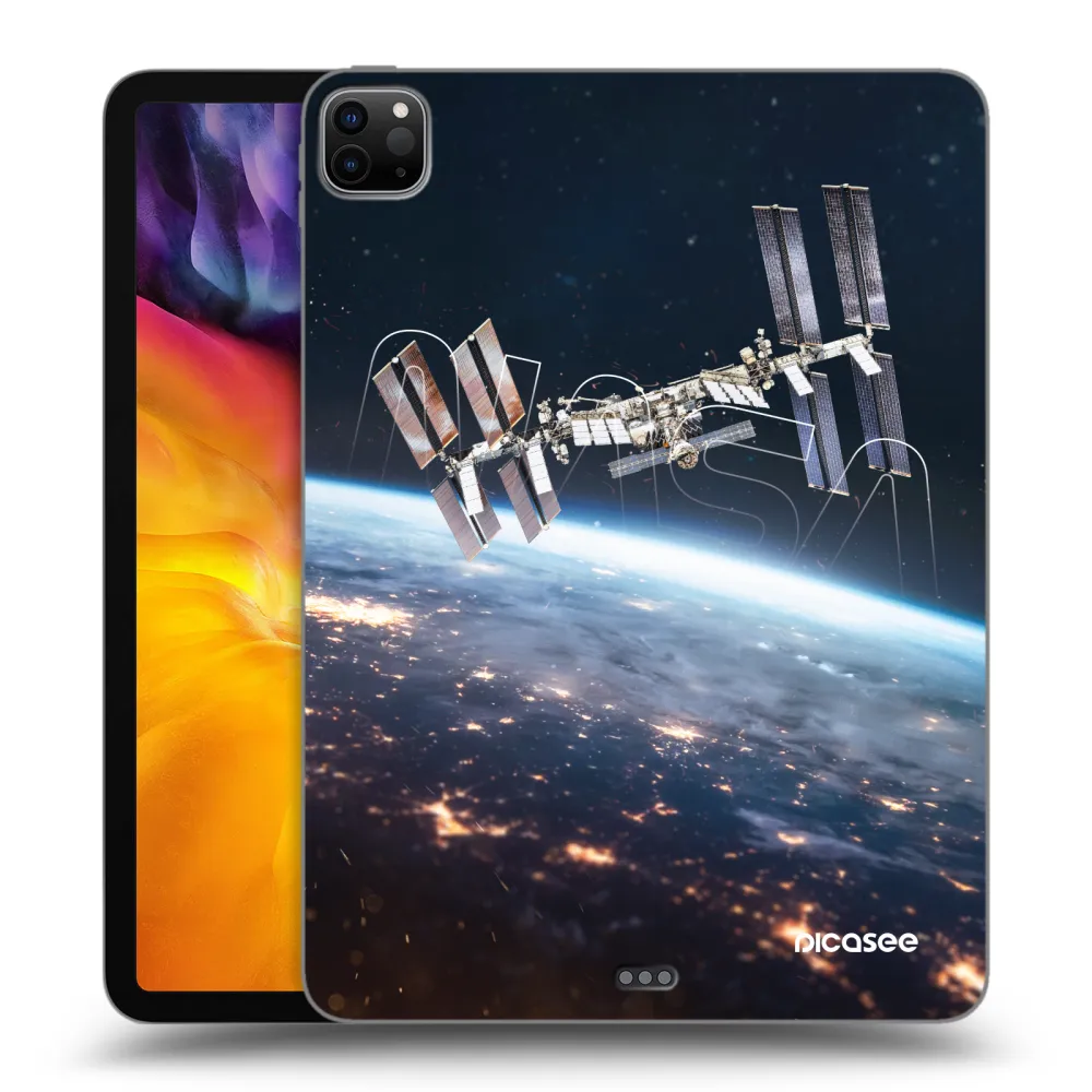 Picasee Schwarze Silikonhülle für Apple iPad Pro 11" 2022 M2 (4.generace) - Station