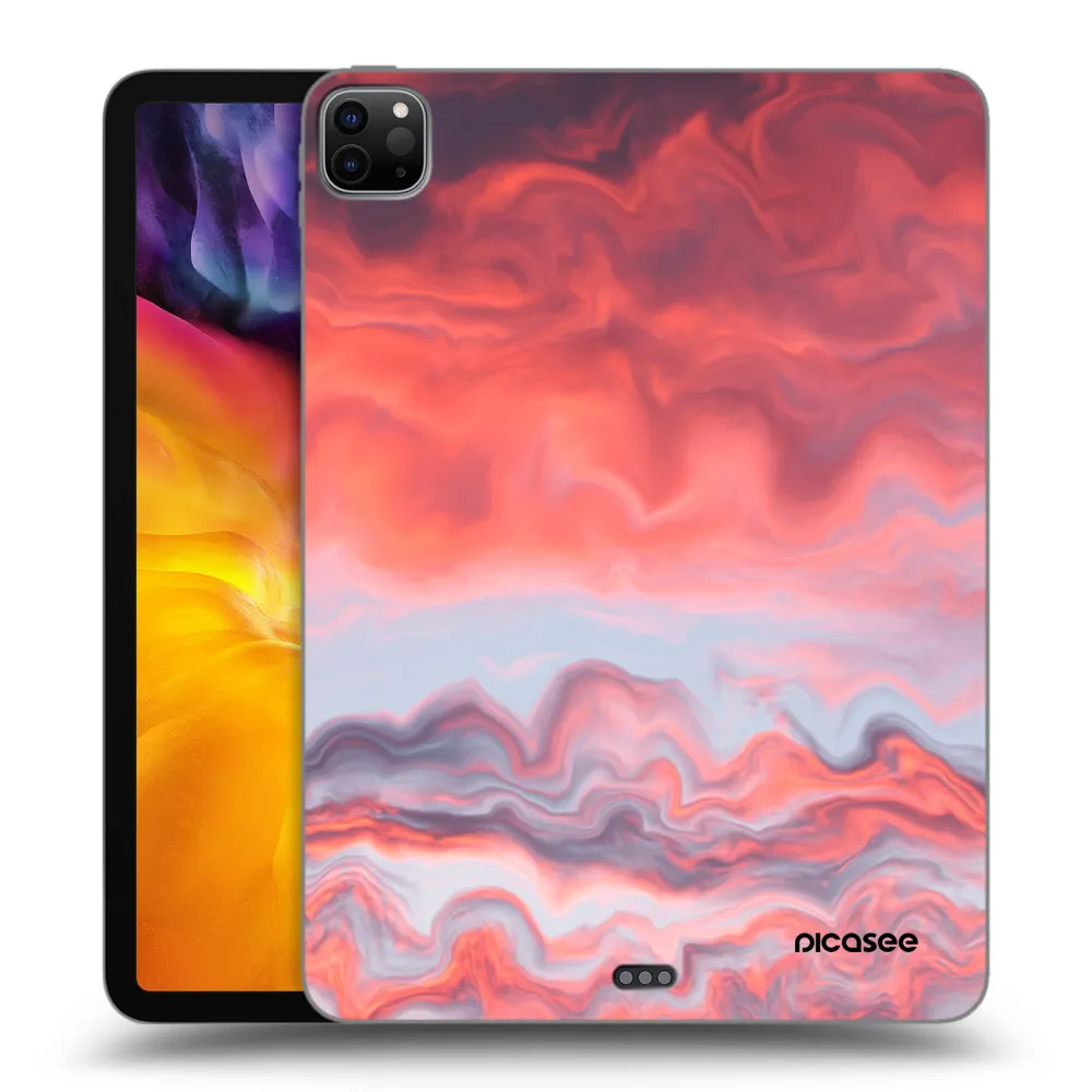 Picasee Schwarze Silikonhülle für Apple iPad Pro 11" 2022 M2 (4.generace) - Sunset