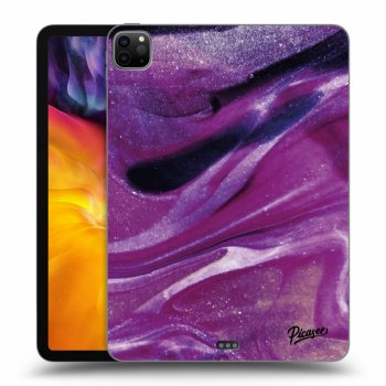 Hülle für Apple iPad Pro 11" 2022 M2 (4.generace) - Purple glitter