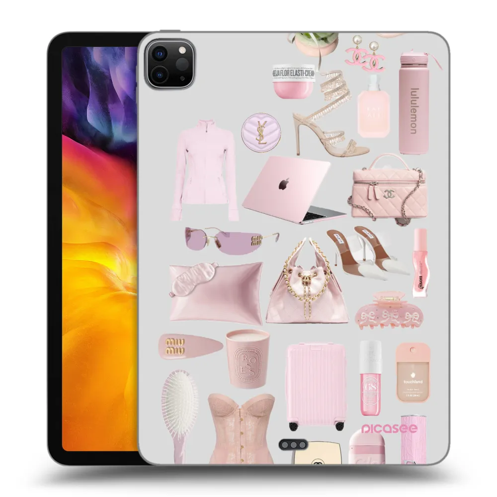 Picasee Schwarze Silikonhülle für Apple iPad Pro 11" 2022 M2 (4.generace) - Glam Babe